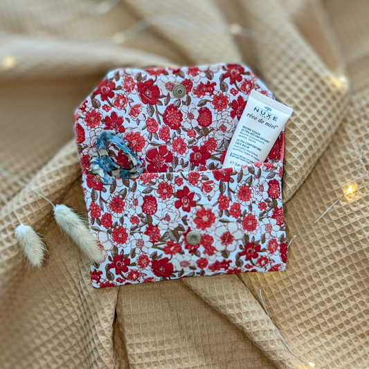 Pochette Fleur Rouge