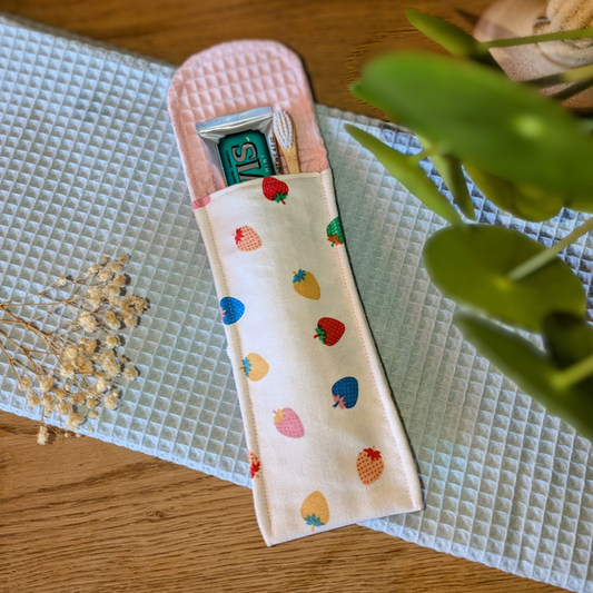 Protège brosse à dents Drôle de Fraise